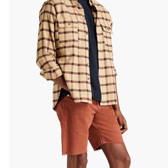 FRAME L’HOMME DENIM FRAYED SHORTS BRICK NEW - Picture 2 of 8